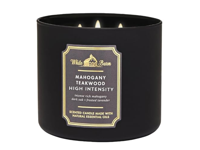 3-Wick Candle in Mahogany Teakwood High Intensity