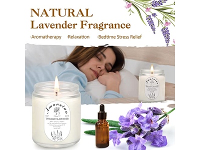 4 Pack Candles for Home Scented Lavender Candle