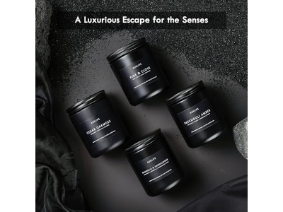 4 Pack Men Candle Gifts Soy Candles Scents of Lavender
