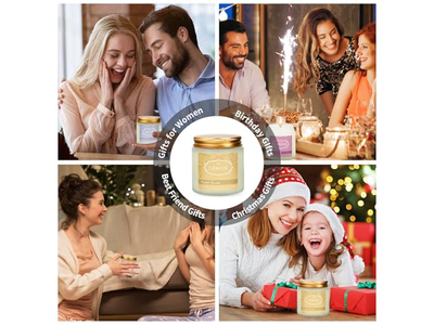 6 Pack Candles for Home Scented Jar Candles
