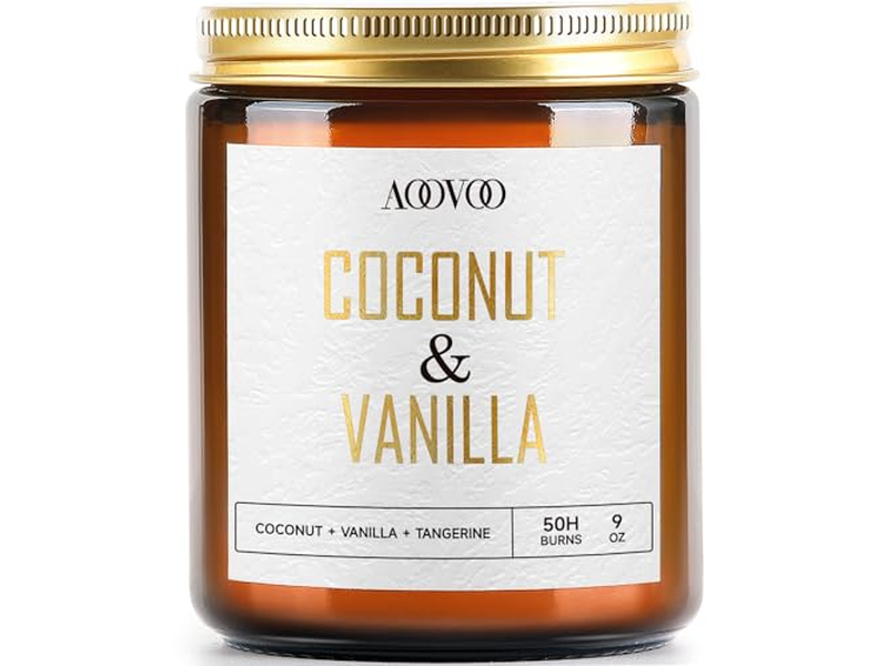 AOOVOO Coconut Vanilla Candles