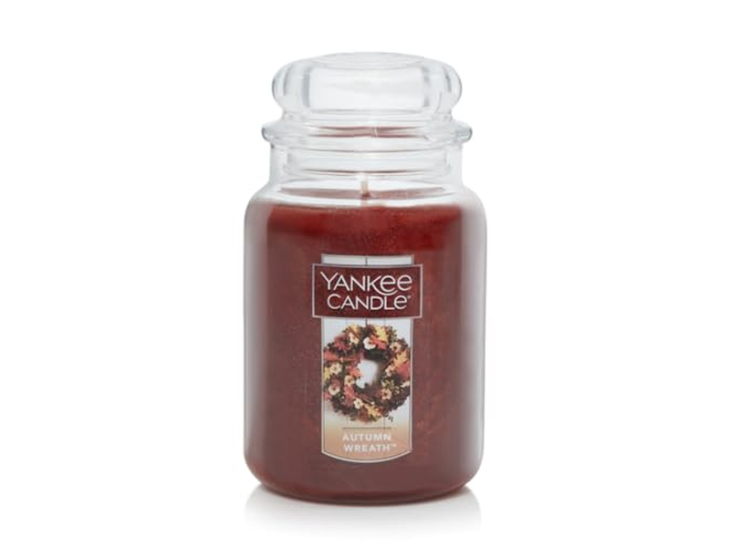 Autumn Wreath Scented Classic Large Jar Candle