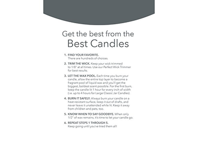 Large Jar Single Wick Candle Over 110 Hours of Burn Time