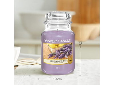 Lemon Lavender Scented Jar Candle