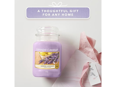 Lemon Lavender Scented Jar Candle