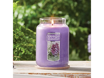 Lilac Blossoms Scented Single Wick Candle