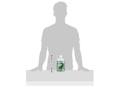 Mint Large Glass Apothecary Jar Scented Candle