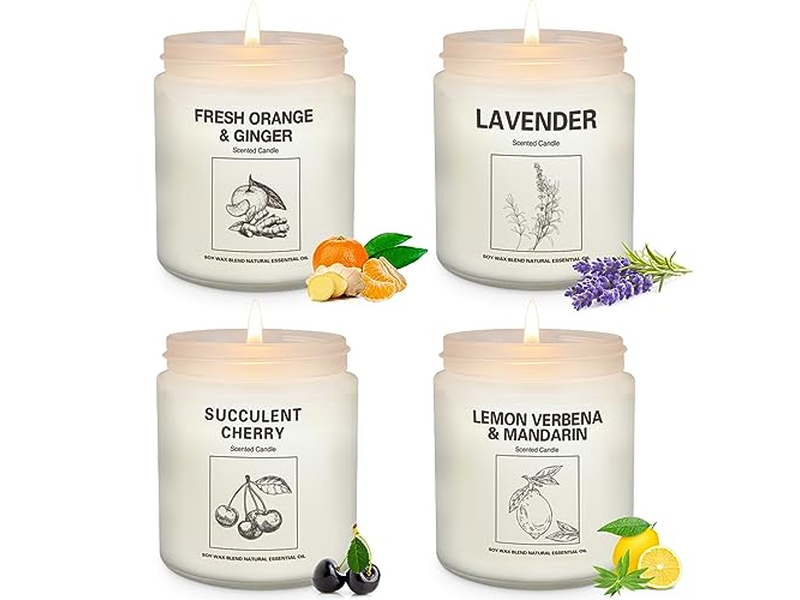 Natural Soy Wax Aromatherapy Candles