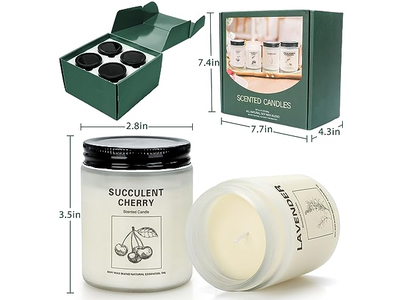 Natural Soy Wax Aromatherapy Candles