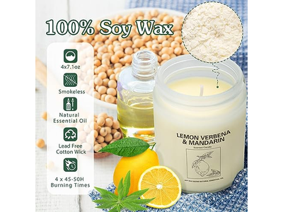 Natural Soy Wax Aromatherapy Candles