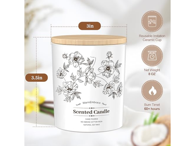 Vanilla Coconut Soy Wax Candle