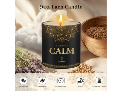 WarmEmbrace Lavender Scented Candles