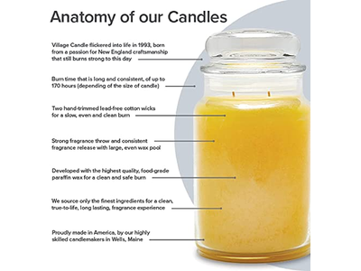 Village Candle Balsam Fir Large Apothecary Jar Scented Candle